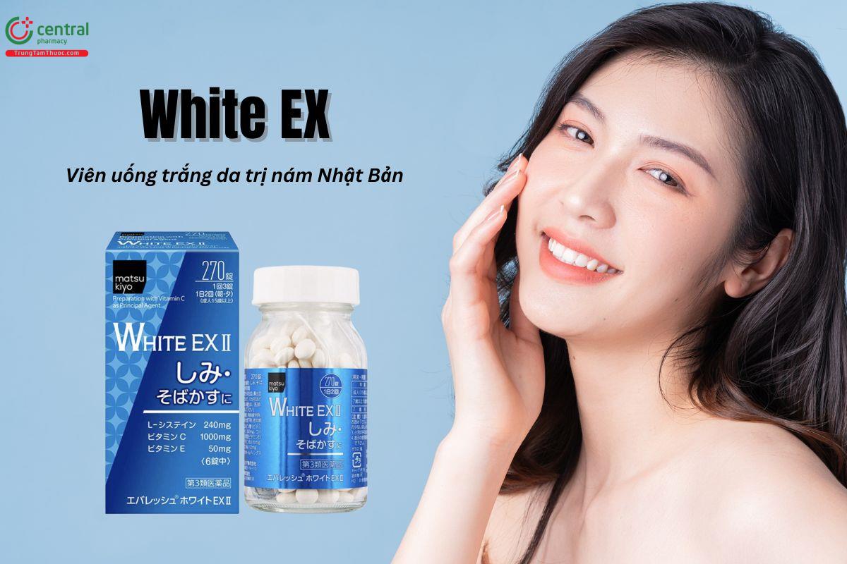 Viên sáng da White EX cải thiện làn da, ngăn ngừa dấu hiệu lão hóa