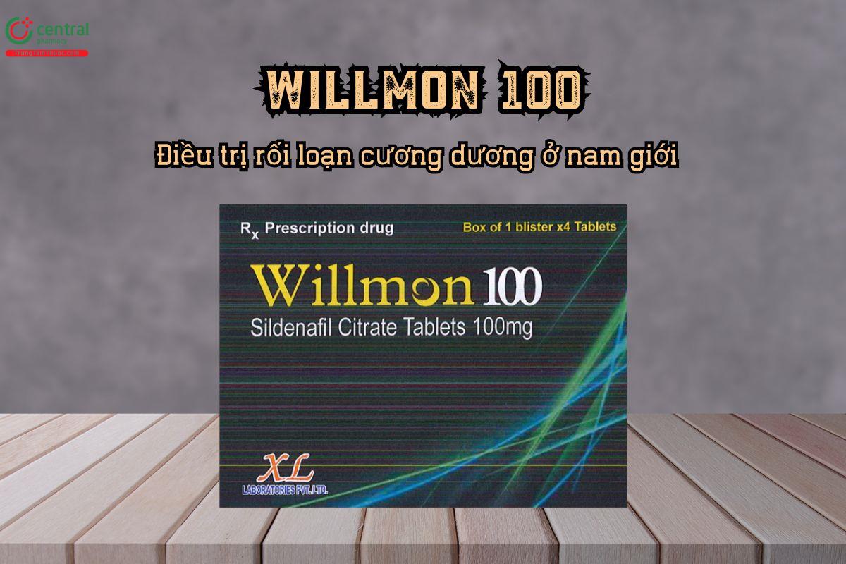 Thuốc Willmon 100 hỗ trợ điều trị rối loạn cương dương ở nam giới 