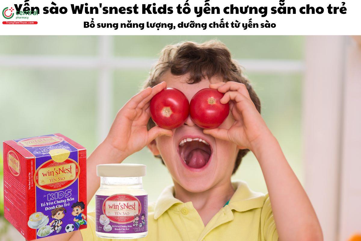 Nước Yến sào Win'snest Kids tổ yến chưng sẵn cho trẻ - Bồi bổ cơ thể