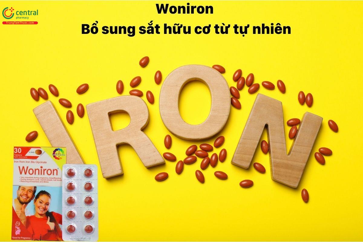 Woniron - Giúp bổ sung sắt và các vitamin, phòng ngừa thiếu máu