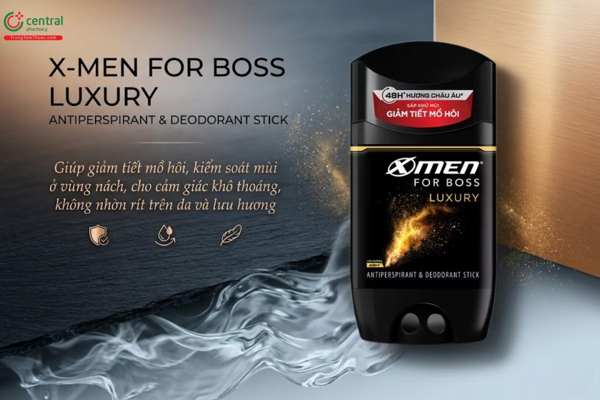 Sáp khử mùi ngăn tiết mồ hôi X-Men For Boss Luxury hạn chế mùi cơ thể