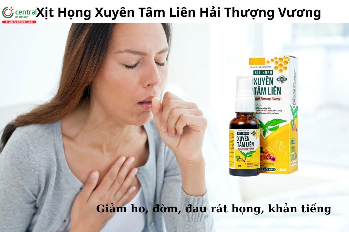 Xịt Họng Xuyên Tâm Liên Hải Thượng Vương