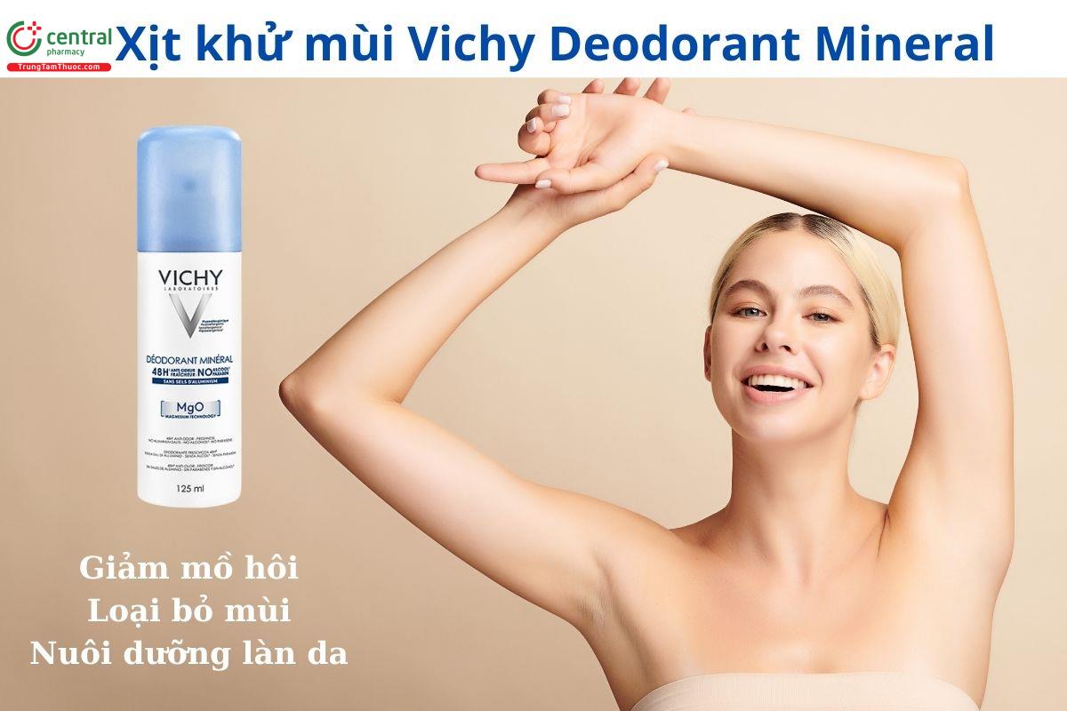 Xịt khử mùi Vichy Deodorant Mineral