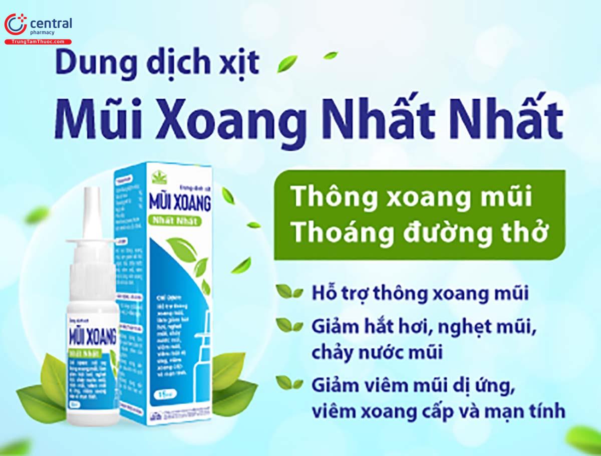 Dung dịch Xịt Mũi Xoang Nhất Nhất