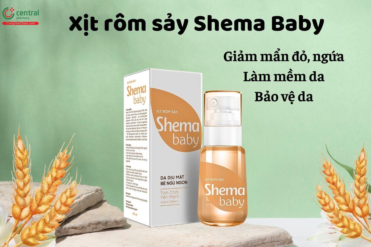 Xịt rôm sảy Shema Baby