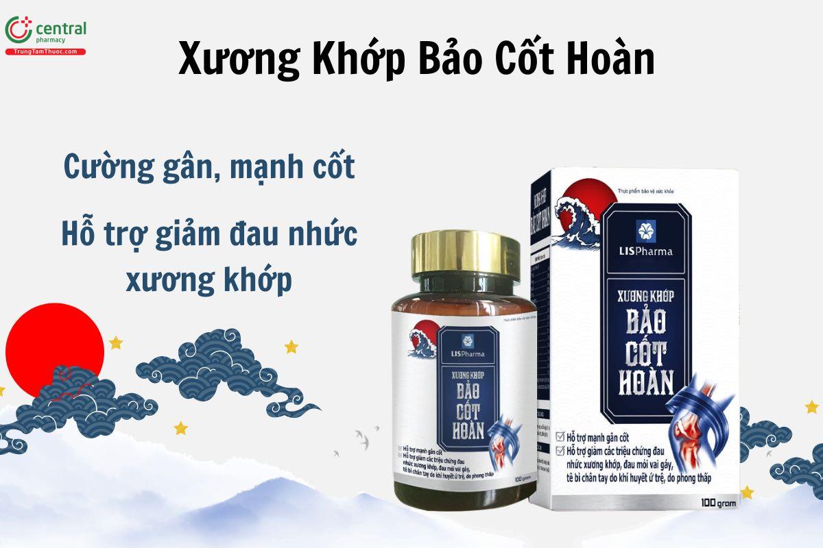 Công dụng của Xương Khớp Bảo Cốt Hoàn 