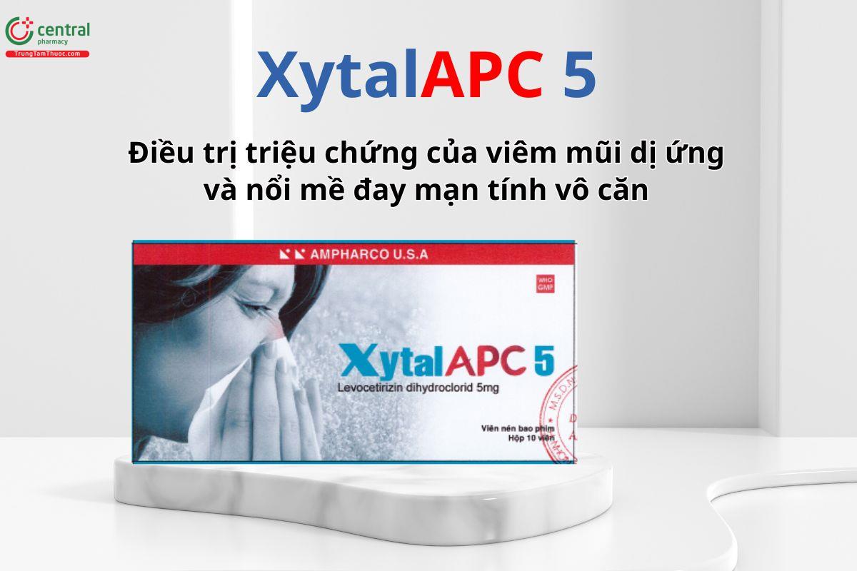 XytalAPC 5 điều trị triệu chứng của viêm mũi dị ứng, mề đay mạn tính vô căn