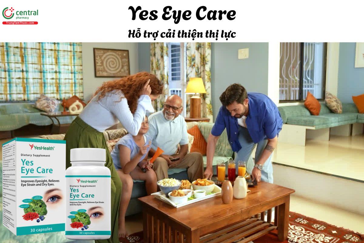 Yes Eye Care - Giúp giảm tình trạng mỏi mắt và khô mắt hiệu quả