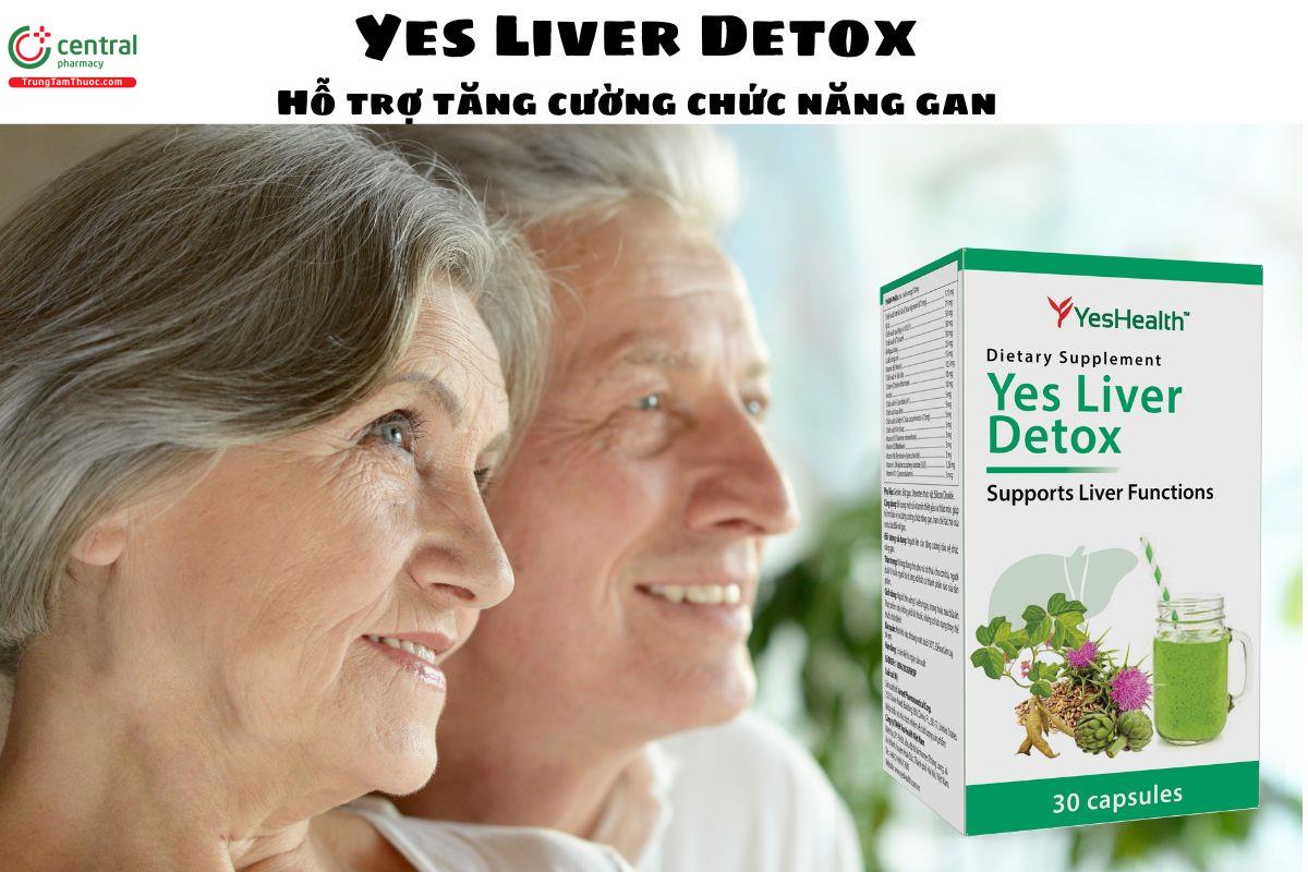 Yes Liver Detox - Giúp giải độc gan,  tăng cường chức năng gan 