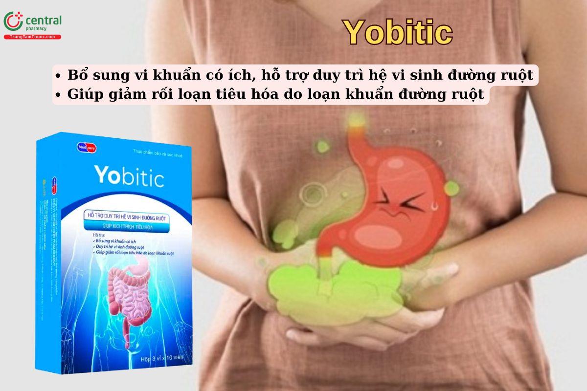 Men vi sinh Yobitic giúp giảm các triệu chứng do rối loạn tiêu hoá