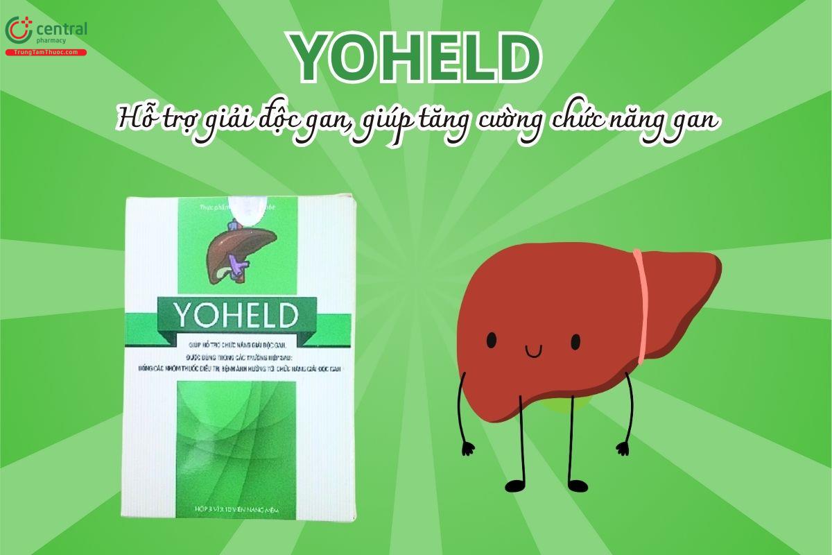 Yoheld hỗ trợ giải độc gan, tăng cường chức năng gan