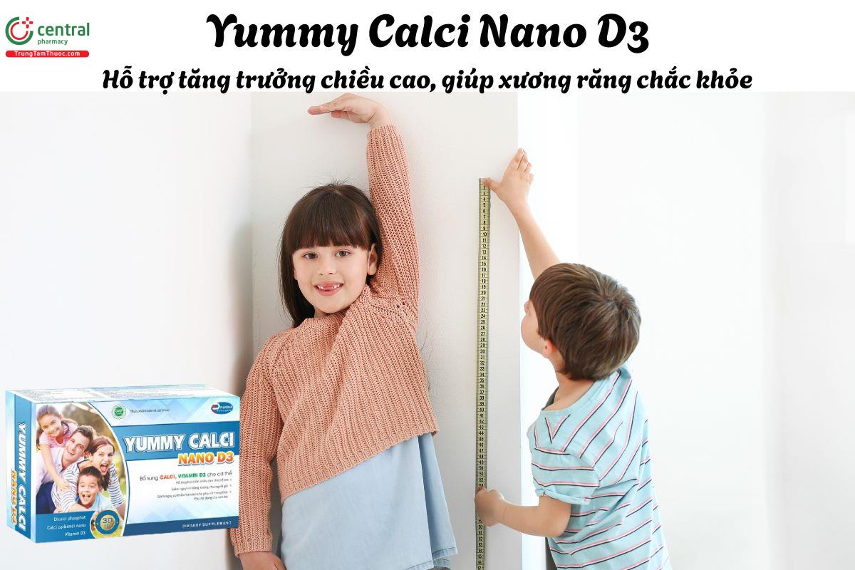 Yummy Calci Nano D3 - Giúp duy trì hệ xương và răng chắc khỏe