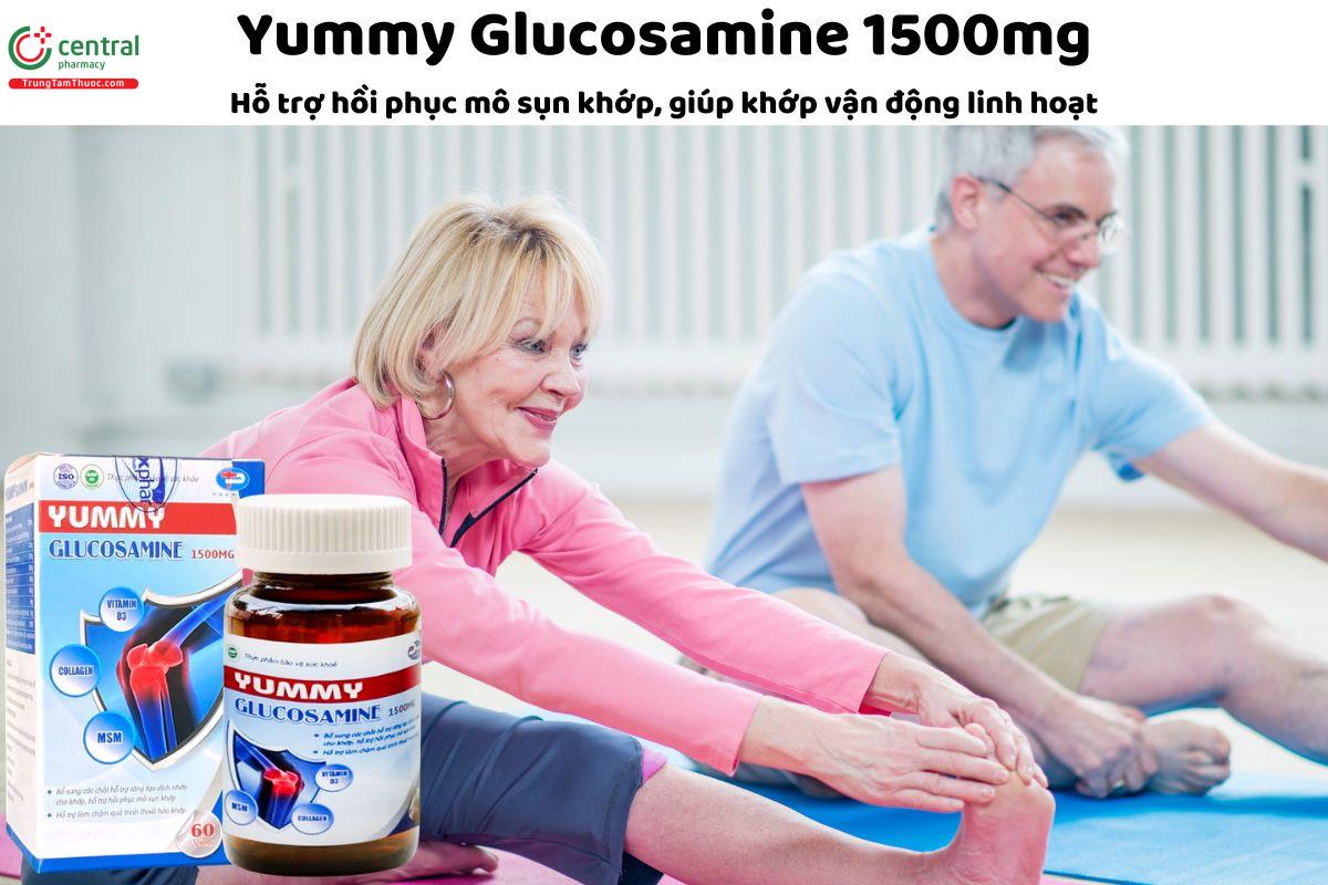 Yummy Glucosamine 1500mg - Giúp xương khớp vận động linh hoạt