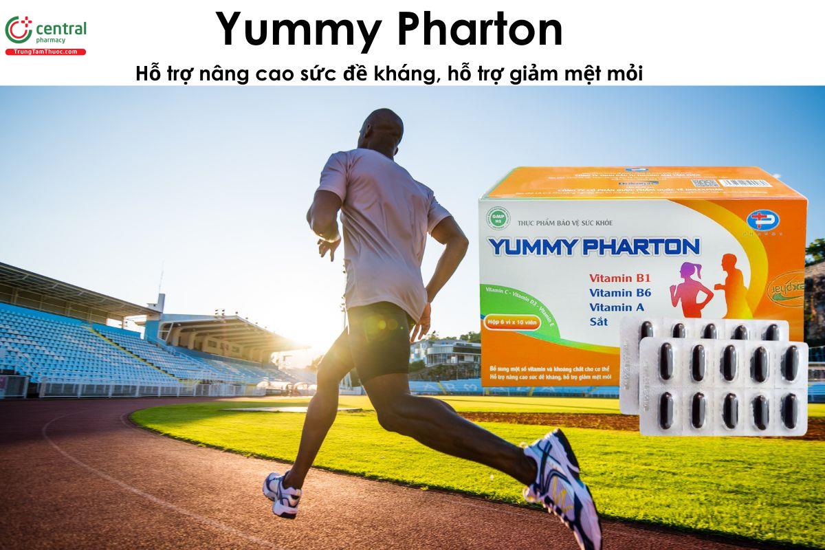 Yummy Pharton - Giúp nâng cao sức đề kháng, hỗ trợ giảm mệt mỏi