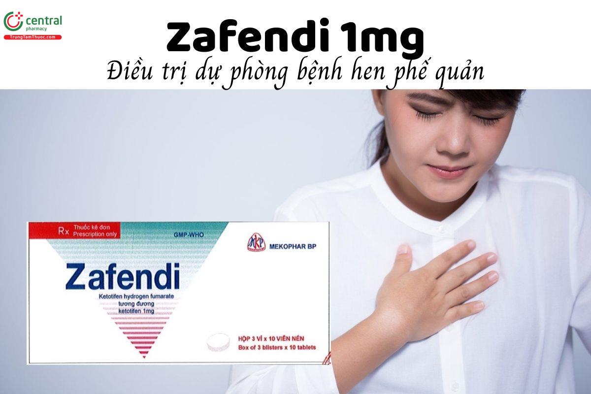 Thuốc Zafendi 1mg - Điều trị dự phòng bệnh hen phế quản