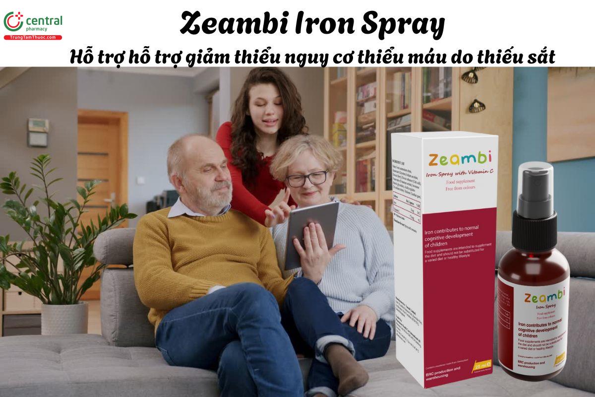 Zeambi Iron Spray - Giúp bổ sung sắt và vitamin C cho trẻ nhỏ