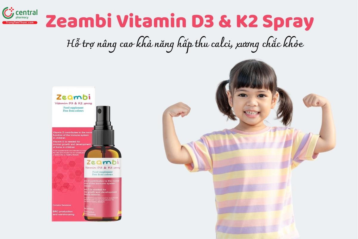Zeambi Vitamin D3 & K2 Spray