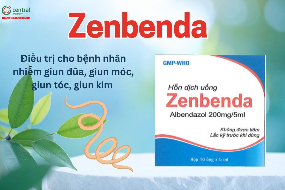 Thuốc Zenbenda 200mg/5ml điều trị tình trạng nhiễm ký sinh trùng