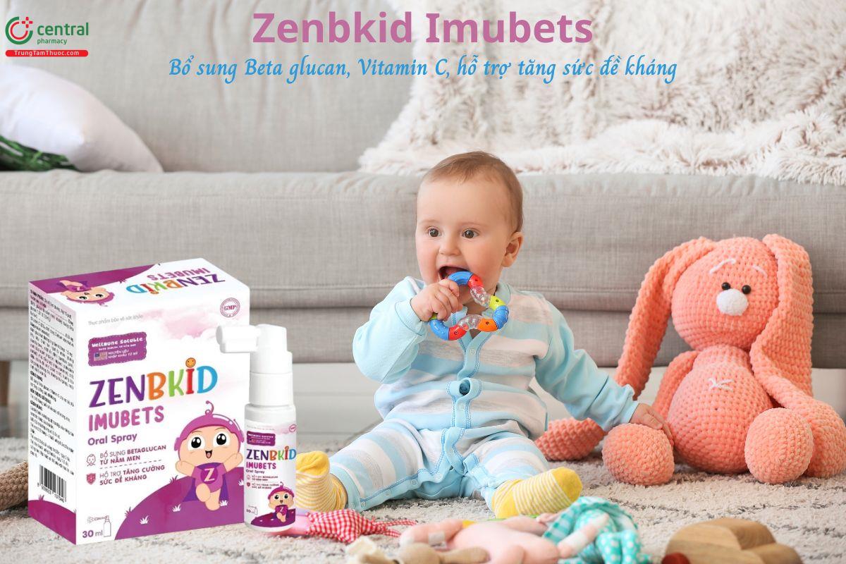 Zenbkid Imubets - Bổ sung vitamin C, Beta glucan, hỗ trợ tăng cường đề kháng