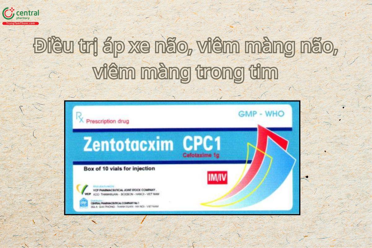 Thuốc Zentotacxim CPC1 điều trị nhiễm khuẩn ổ bụng nghiêm trọng