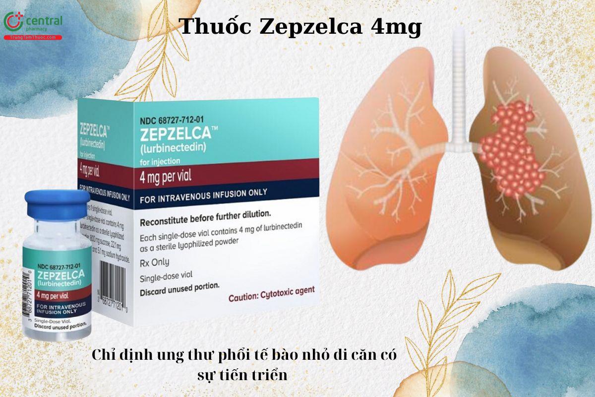 Chỉ định của thuốc Zepzelca 4mg