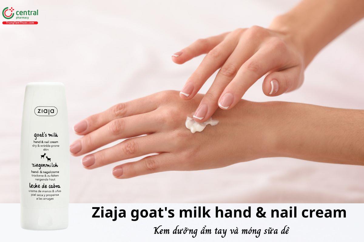 Kem dưỡng da tay và móng Ziaja goat's milk hand & nail cream
