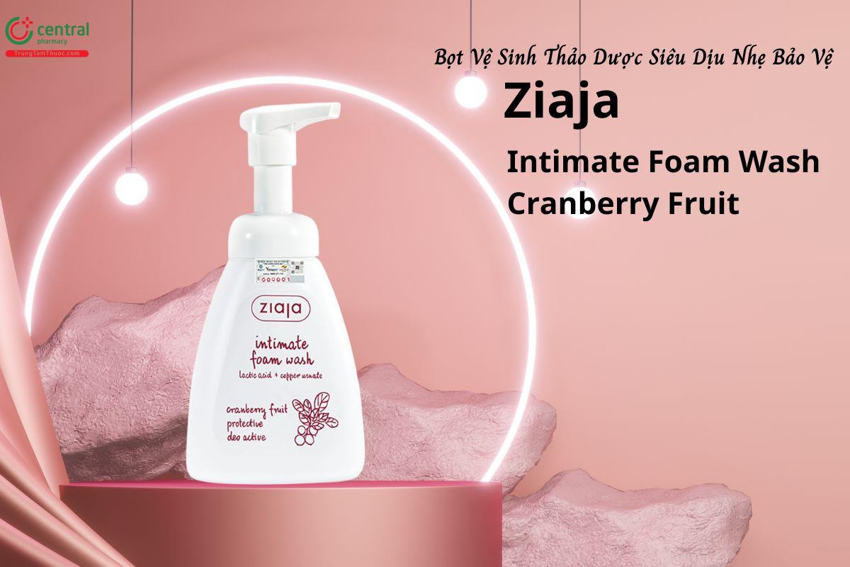 Bọt vệ sinh dịu nhẹ Ziaja Intimate Foam Wash Cranberry Fruit