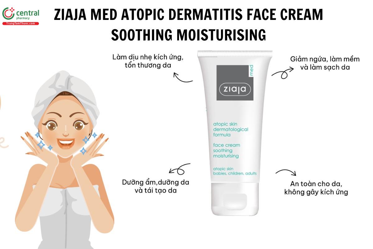 Ziaja Med Atopic Skin Face Cream Soothing Moisturising