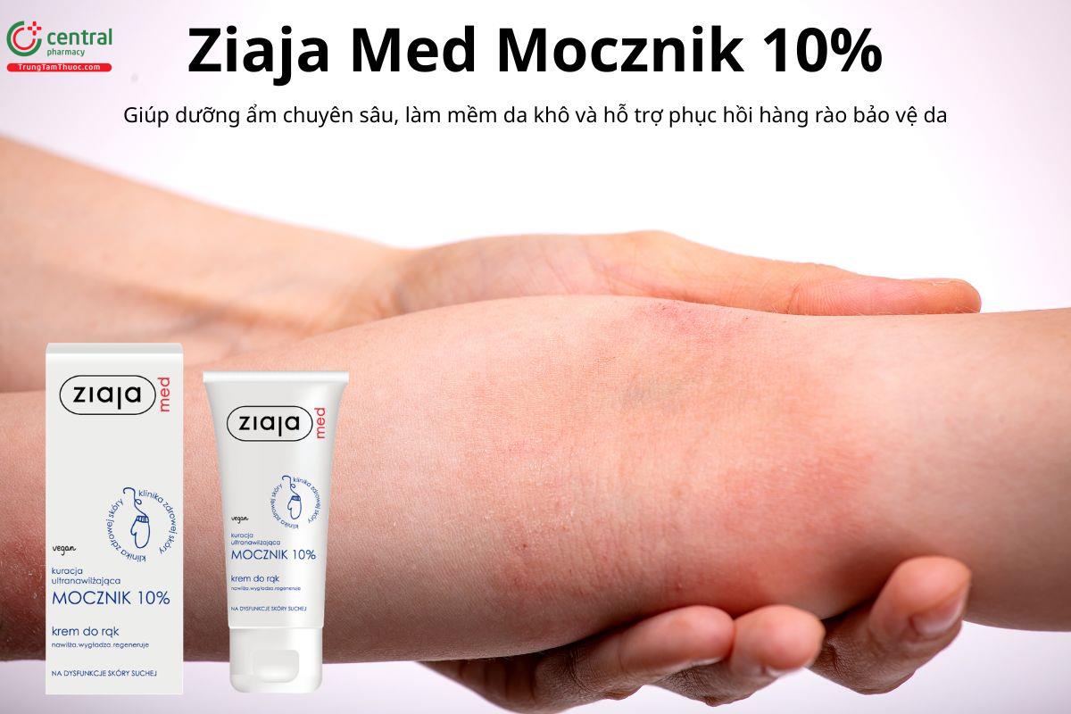 Ziaja Med Mocznik 10% hỗ trợ dưỡng ẩm da chuyên sâu, làm mềm da khô