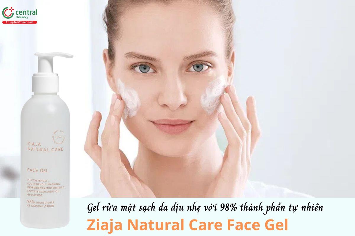 Gel rửa mặt sạch da dịu nẹ Ziaja Natural Care Face Gel 