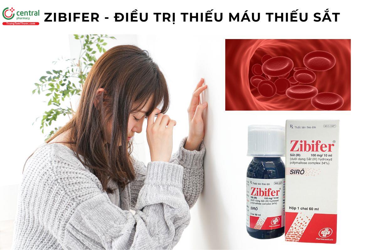 Chỉ định của thuốc Zibifer 100mg/10ml