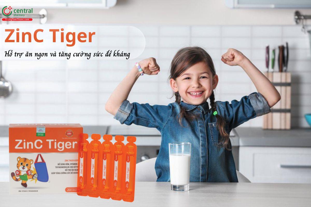 ZinC Tiger - Tăng cường sức đề kháng và hỗ trợ ăn ngon miệng