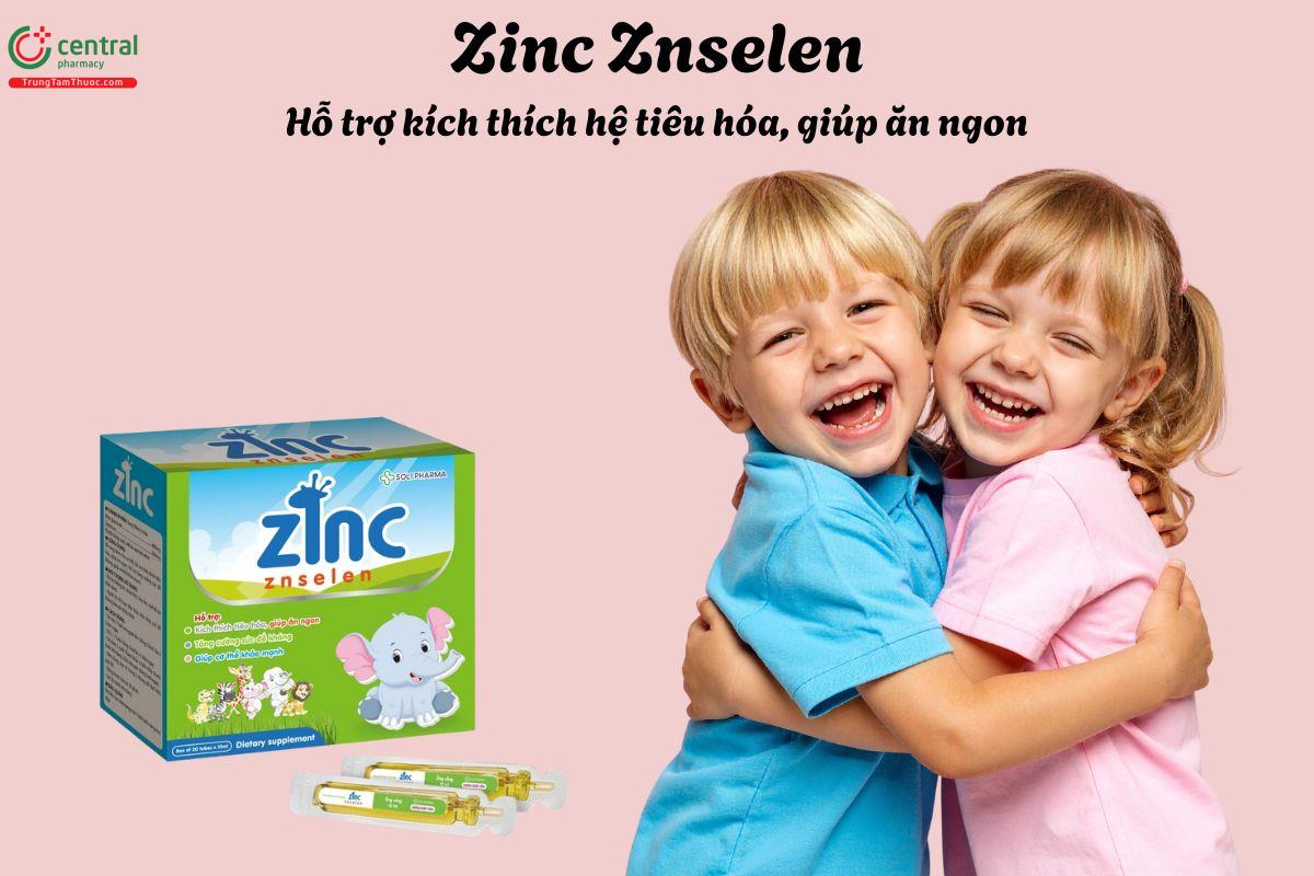 Zinc Znselen - Giúp kích thích cảm giác thèm ăn, nâng cao đề kháng