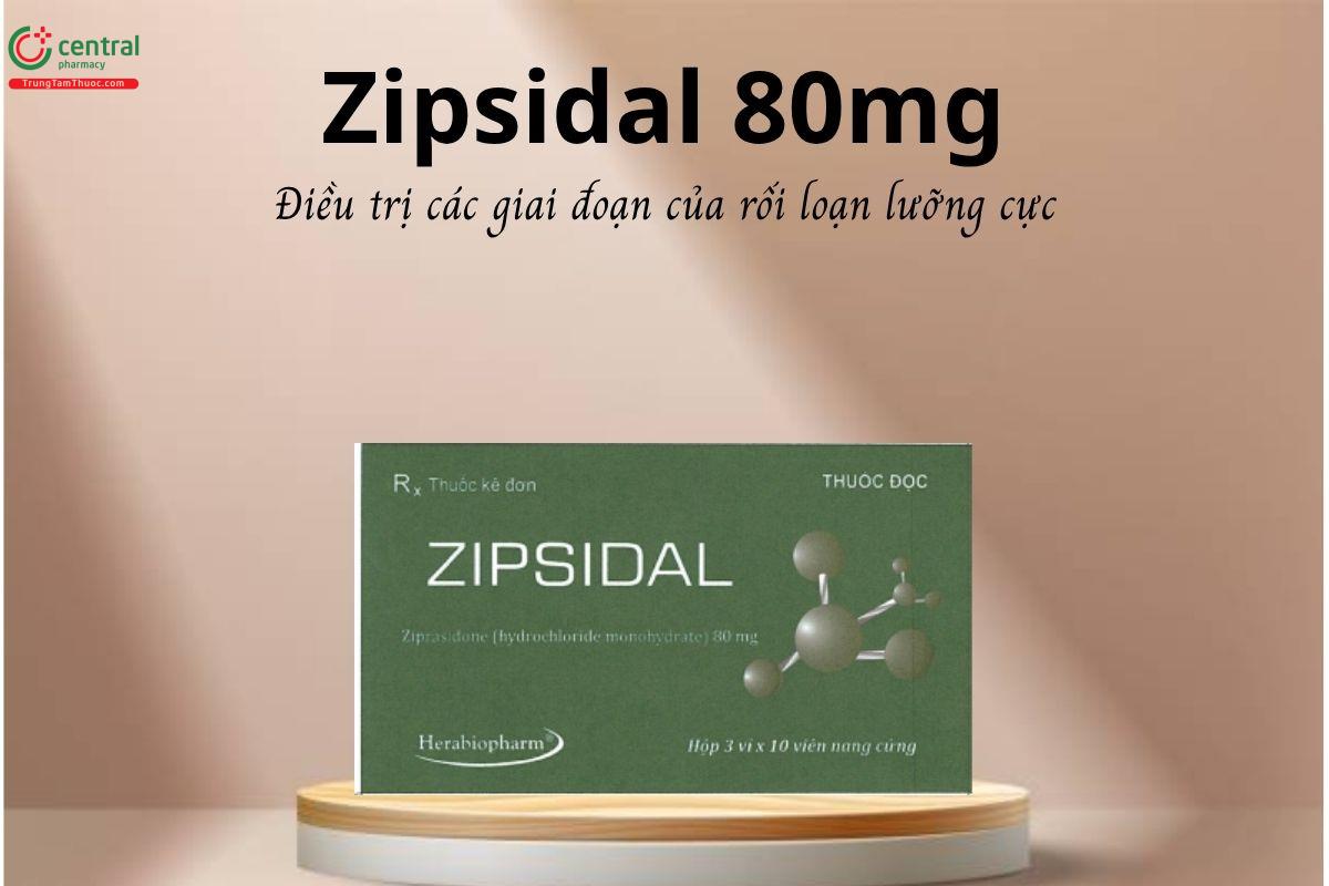 Thuốc Zipsidal 80mg - Điều trị các giai đoạn của rối loạn lưỡng cực