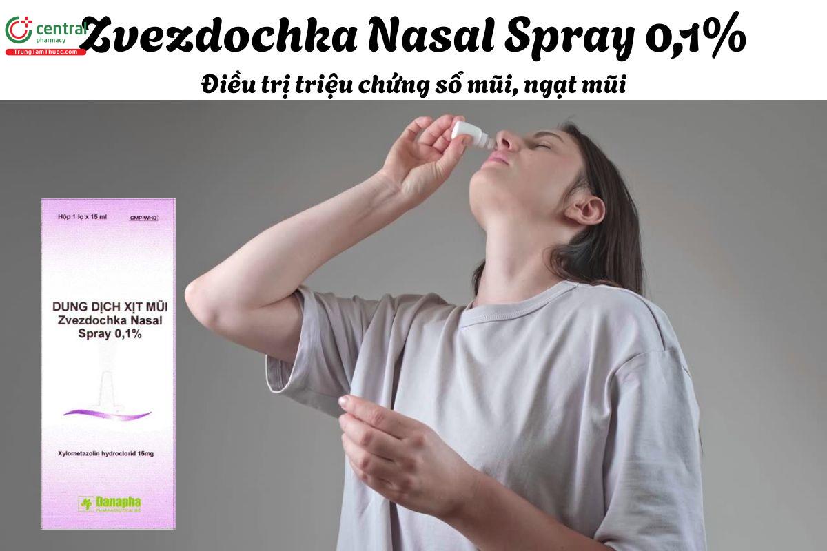 Thuốc Zvezdochka Nasal Spray 0,1% - Điều trị triệu chứng nghẹt mũi