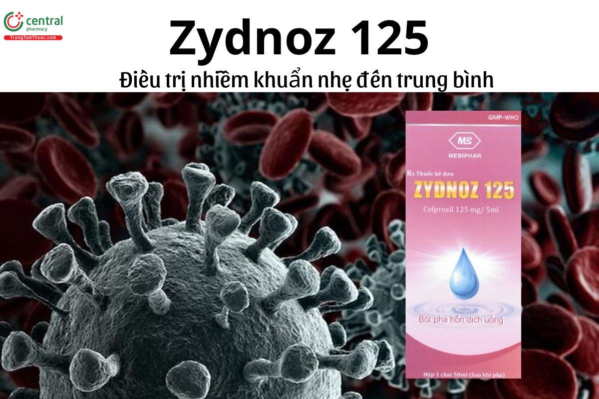 Thuốc Zydnoz 125 - Điều trị nhiễm khuẩn nhẹ đến trung bình