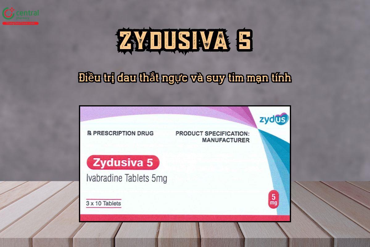 Điều trị đau thắt ngực và suy tim mạn tính với thuốc Zydusiva