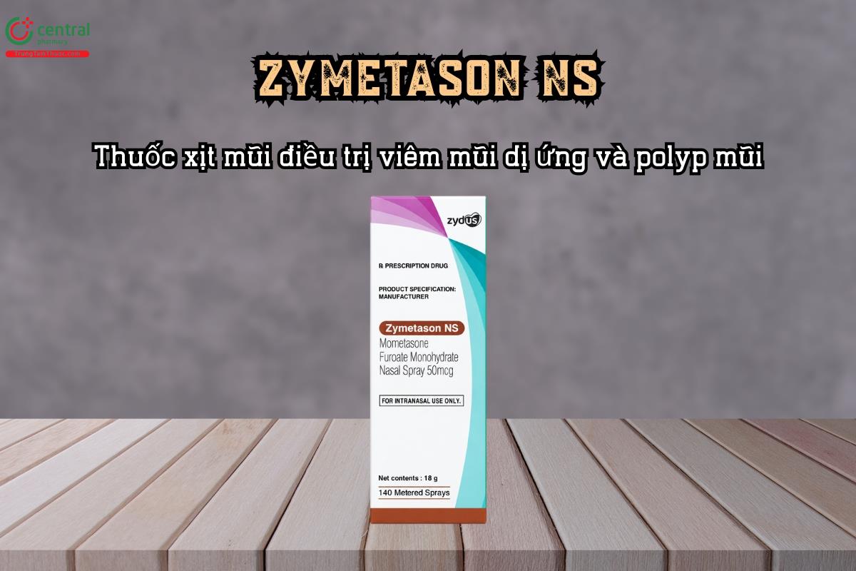Thuốc xịt mũi điều trị viêm mũi dị ứng và polyp mũi Zymetason NS