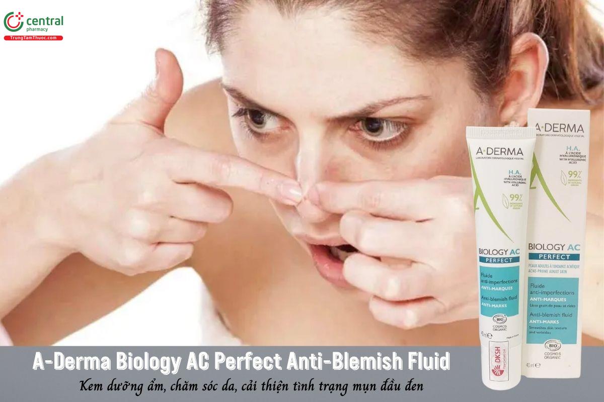 A-Derma Biology AC Perfect Anti-Blemish Fluid - Dưỡng ẩm, giảm các dấu hiệu lão hóa
