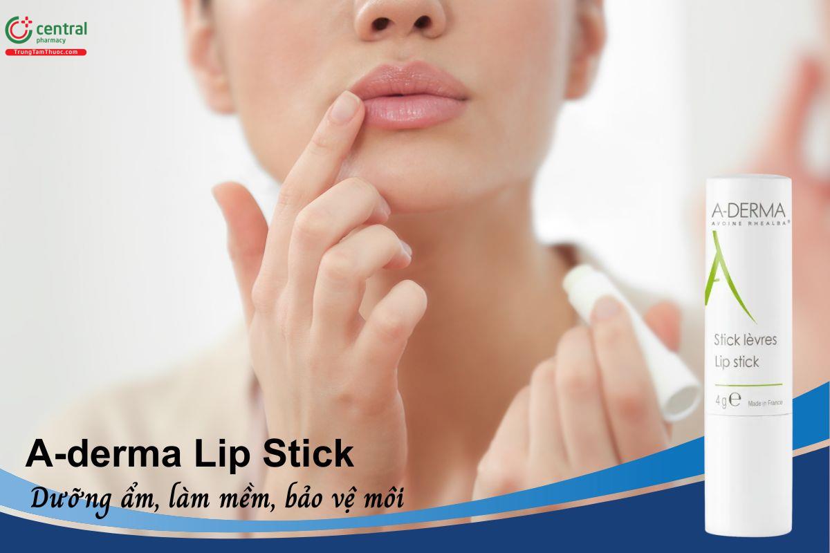Son dưỡng A-Derma Lip Stick - Dưỡng ẩm, làm mền, bảo vệ môi