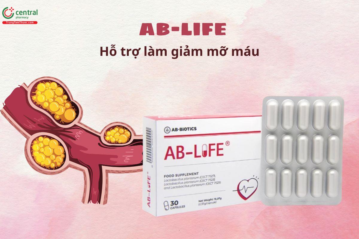 AB-Life hỗ trợ làm giảm hấp thu cholesterol, giảm mỡ máu