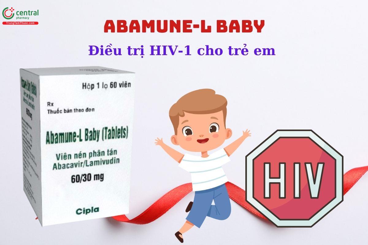 Thuốc Abamune-L Baby điều trị HIV-1 cho trẻ em 3 đến 25kg