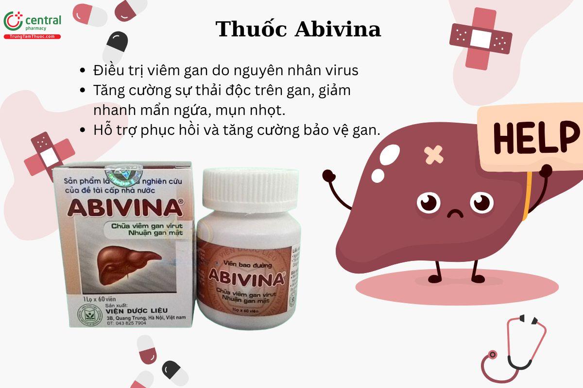 Chỉ định của thuốc Abivina