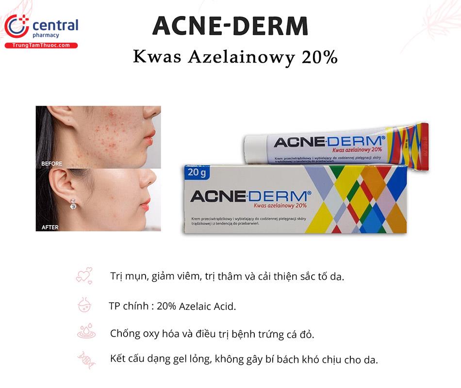 Acne-Derm 20g cho da sáng khỏe