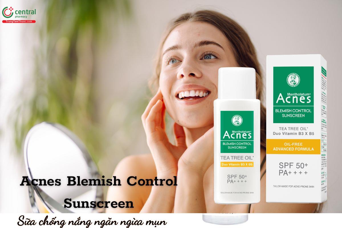 Sữa chống nắng Acnes Blemish Control Sunscreen dùng cho da mụn