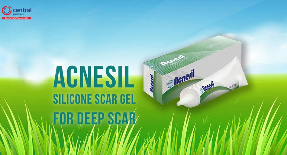 Acnesil Silicone Scar Gel ngừa hình thành sẹo