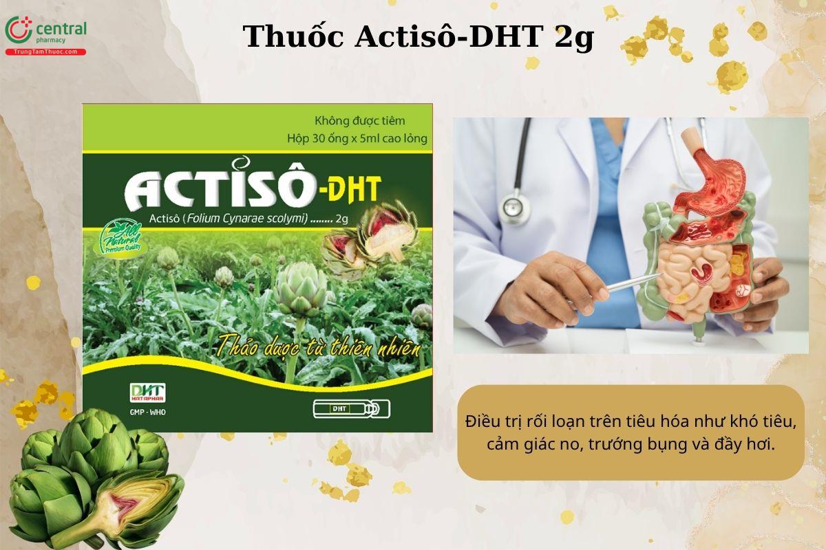 Chỉ định của thuốc Actisô-DHT 2g