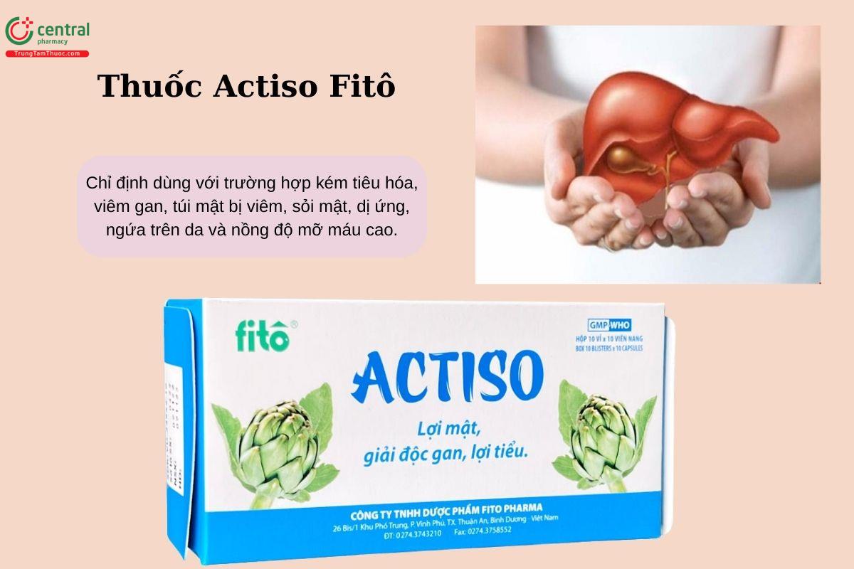 Chỉ định của thuốc Actiso Fitô