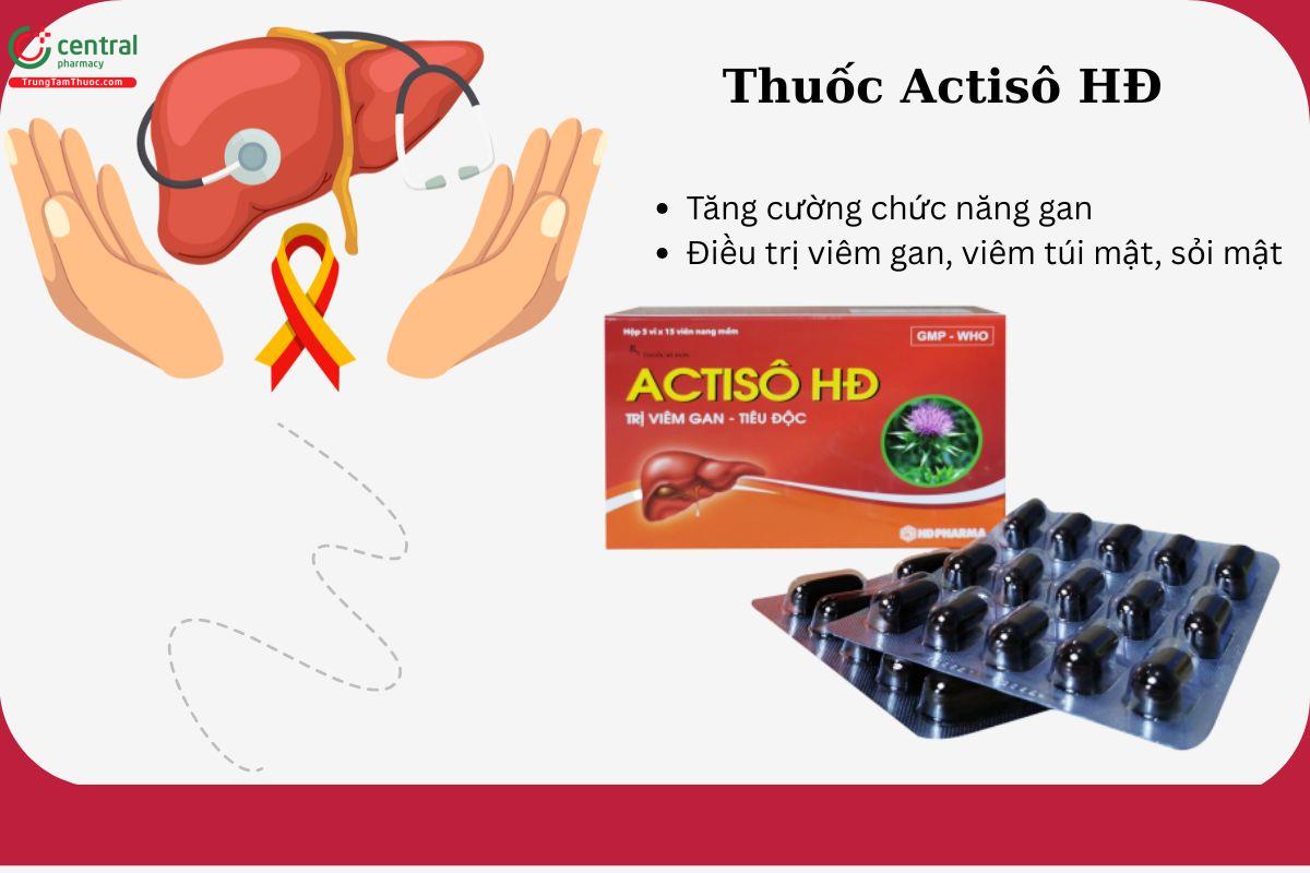 Chỉ định của thuốc Actisô HĐ