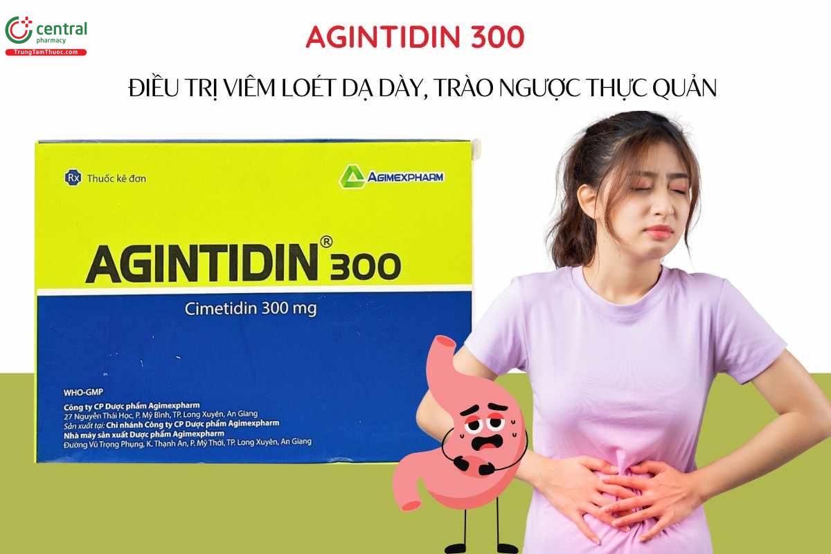 Chỉ định thuốc Agintidin 300